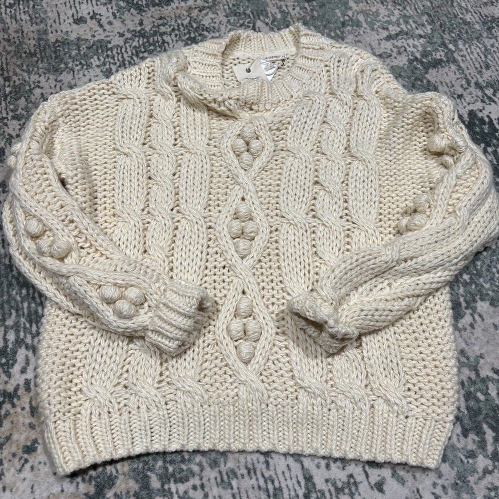 Andthewhy Los Angeles bobble sweater S/M NEW